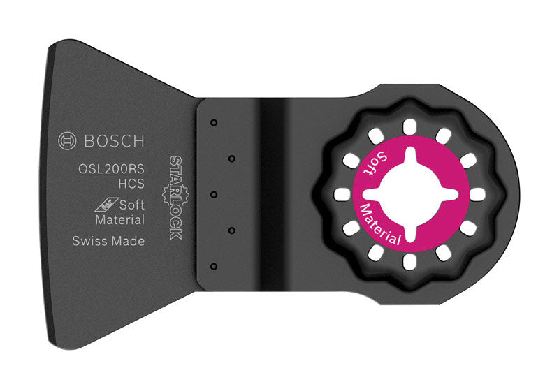 Bosch Starlock 2 in. X 4 in. L Carbon Steel Rigid Scraper Blade