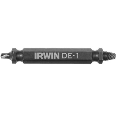 Irwin Impact Screw-Grip .15 in. M2 High Speed Steel Double-Ended Screw Extractor 2 in.