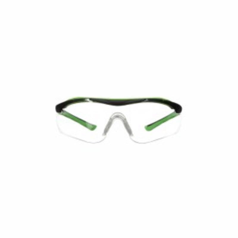 3M Anti-Fog Safety Glasses Clear Lens Black/Green Frame