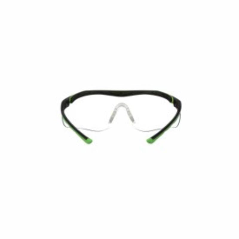 3M Anti-Fog Safety Glasses Clear Lens Black/Green Frame