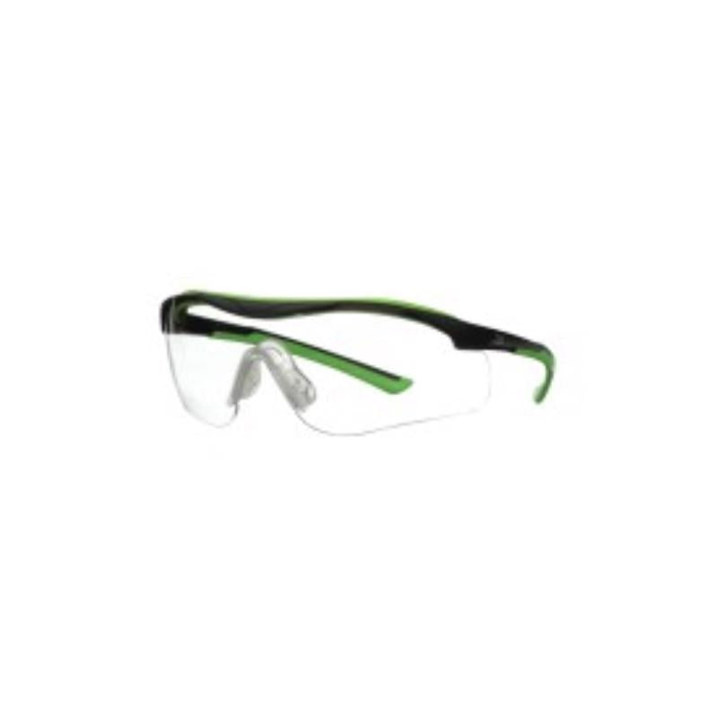 3M Anti-Fog Safety Glasses Clear Lens Black/Green Frame