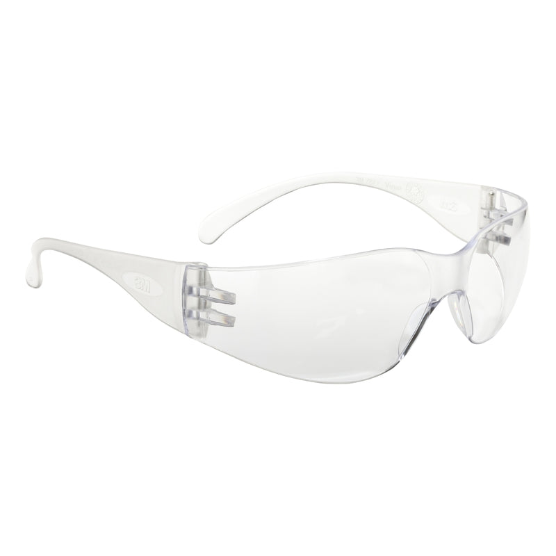 3M Safety Glasses Clear Lens Clear Frame