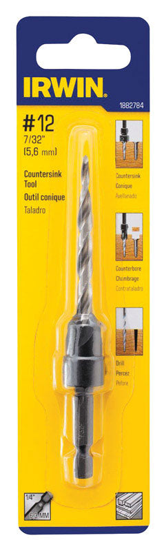 Irwin 7/32 in. D High Speed Steel Countersink