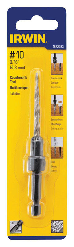 Irwin 3/16 in. D High Speed Steel Countersink