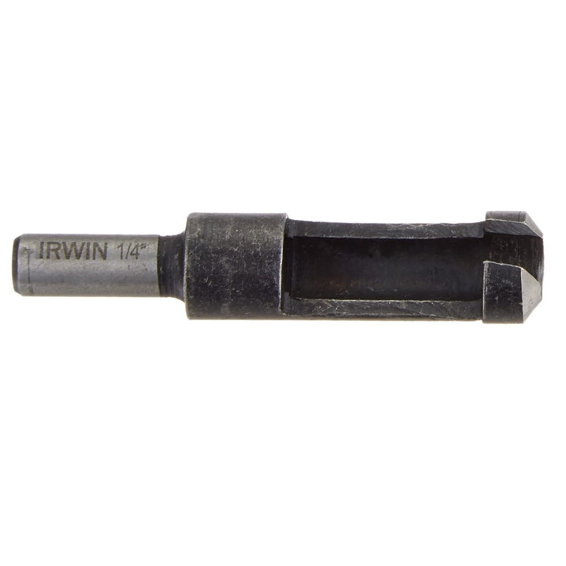 Irwin 1/4 in. X 2 in. L High Carbon Steel Plug Cutter Round Shank