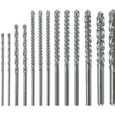 Bosch Carbide Tipped Rotary Drill Bit Set Straight Shank 14 pc