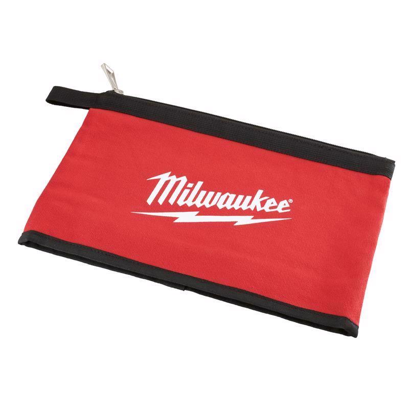 Milwaukee Canvas Tool Pouch 1 pocket Red