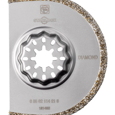 Fein Starlock 3 in. X 3 in. L Diamond Coated Grout Removal Blade