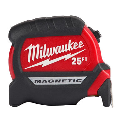 Milwaukee 25 ft. L X 1 in. W Compact Magnetic Tape Measure
