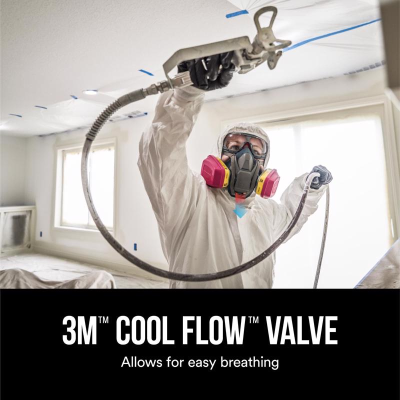 3M P100 Multi-Purpose Half Face Respirator Pro-Series Blue M