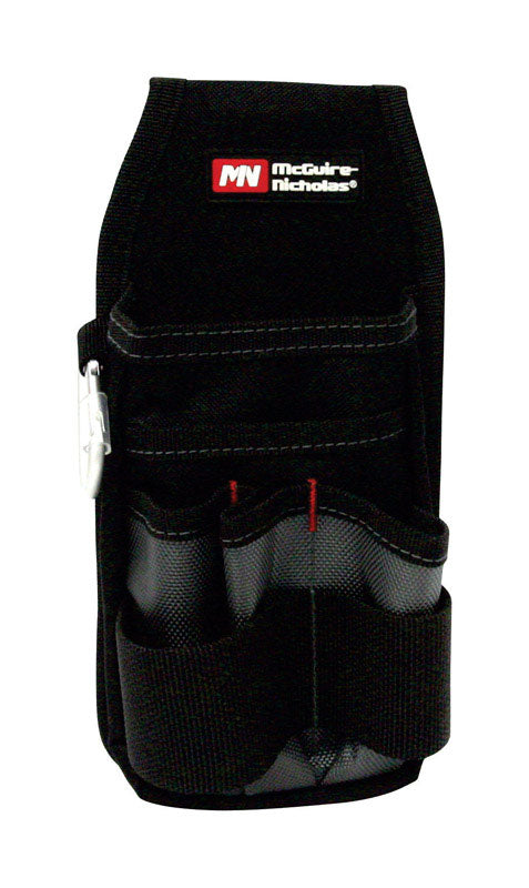 McGuire-Nicholas 8 in. W Polyester Tool Pouch 8 pocket Black
