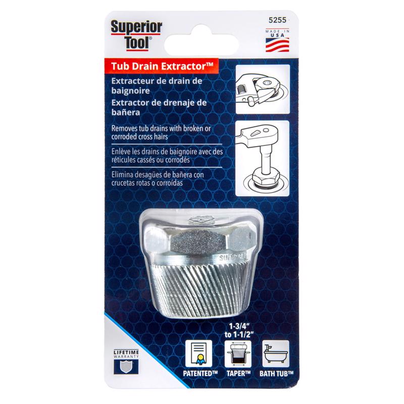 Superior Tool Tub Drain Extractor