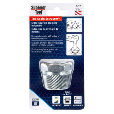 Superior Tool Tub Drain Extractor