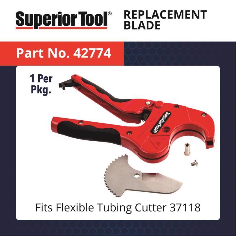 Superior Tool 1-5/8 in. Ratcheting Pipe Cutter 10 in. L Black/Red