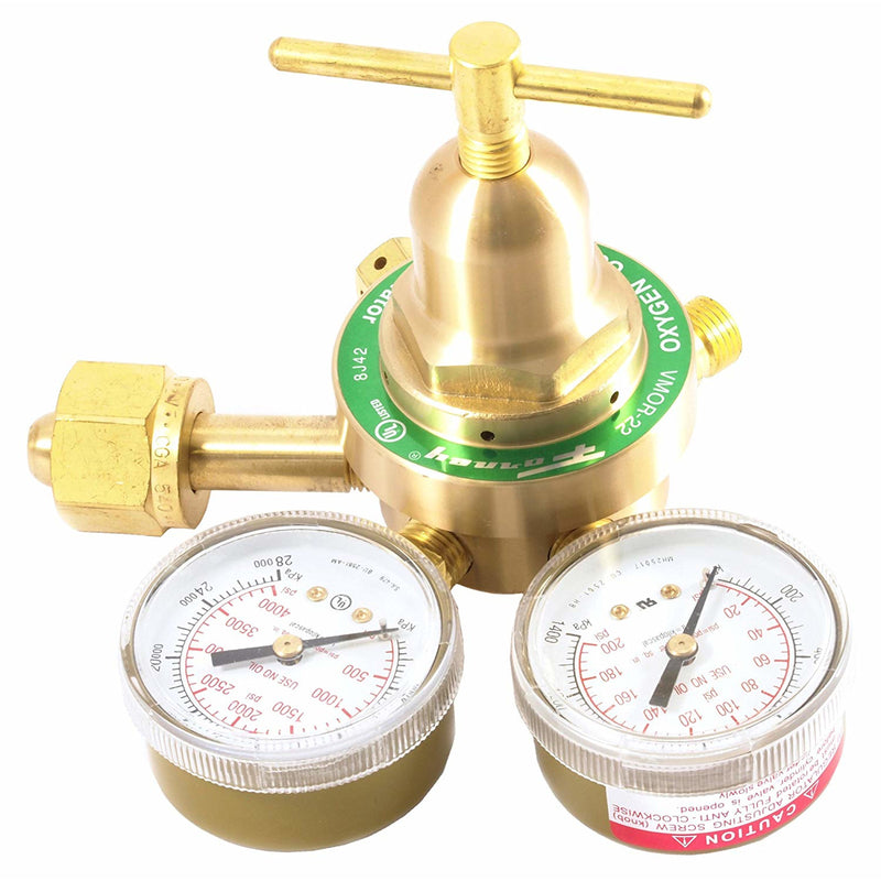 Forney 7.75 in. L X 8.625 in. W Welding Oxygen Regulator