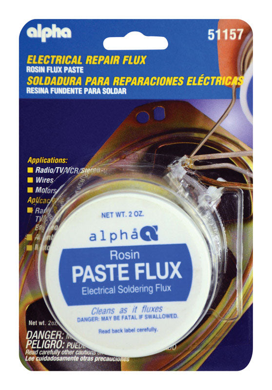 Alpha Metals 2 oz Lead-Free Rosin Core Flux Paste