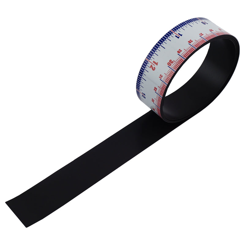 Magnet Source 39.375 in. L X 1 in. W Blue/Red/White Magnetic Measuring Tape