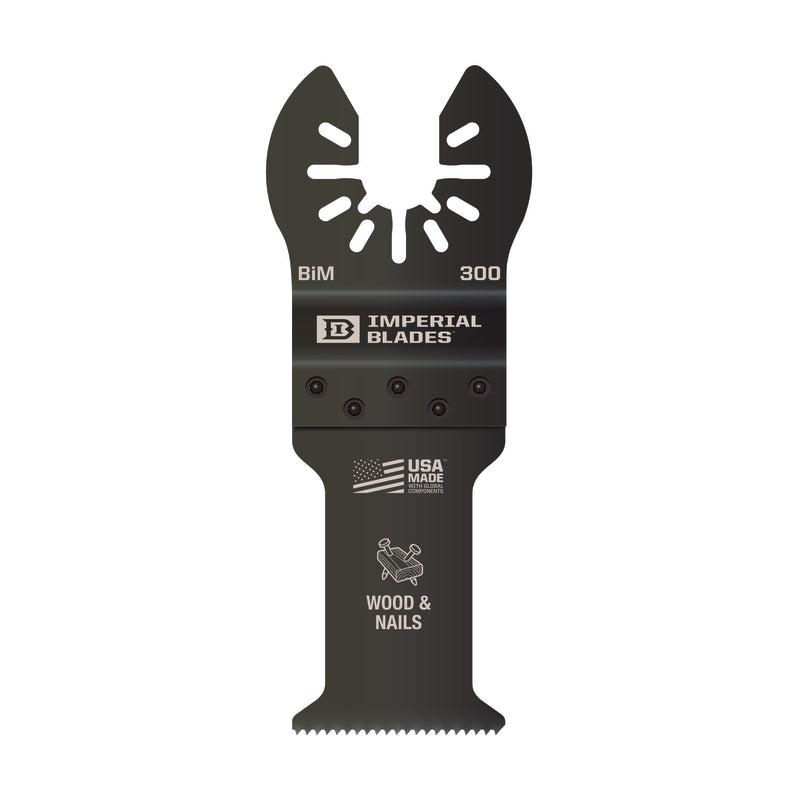 Imperial Blades One Fit 3-5/8 in. L Bi-Metal Oscillating Saw Blade