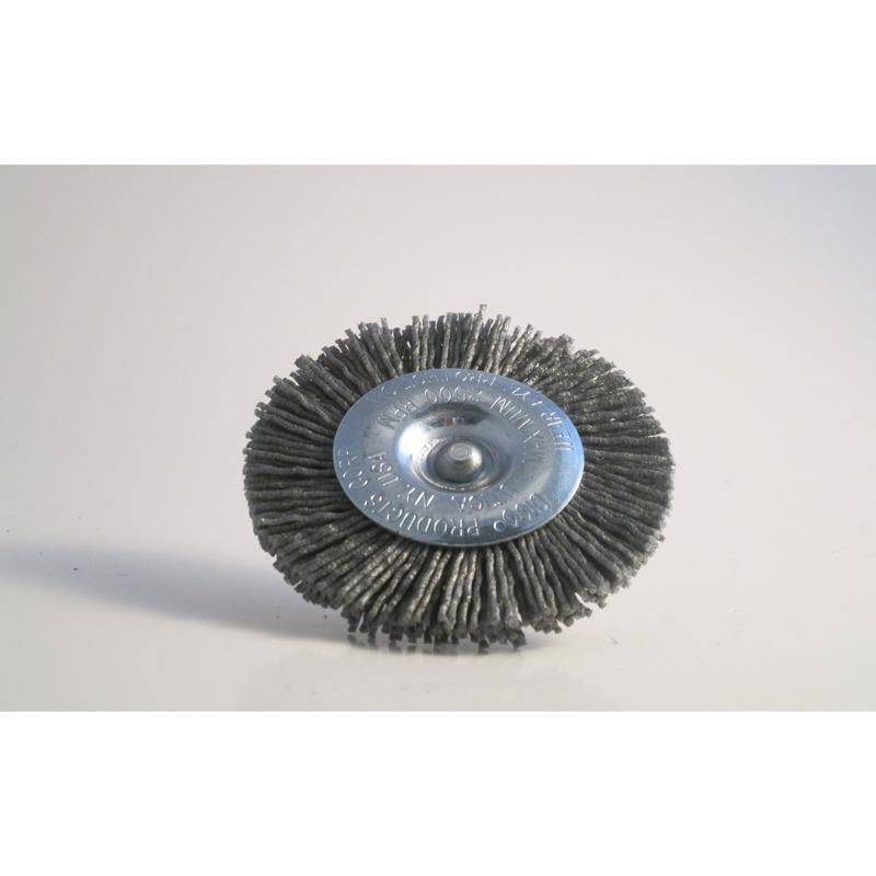 Dico Nyalox 3 in. D X 5/8-11 in. X 1/4 in. D Crimped Nylon Mandrel Mounted Cup Brush 12500 rpm