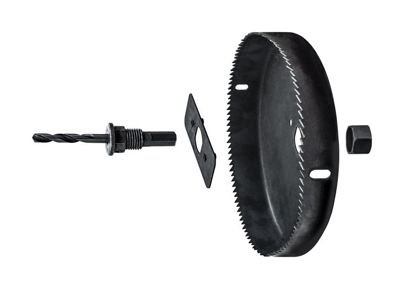 Eazypower Isomax Corn Hole 6 in. Carbon Steel 8 in. L X 1/4 in. D Hole Saw