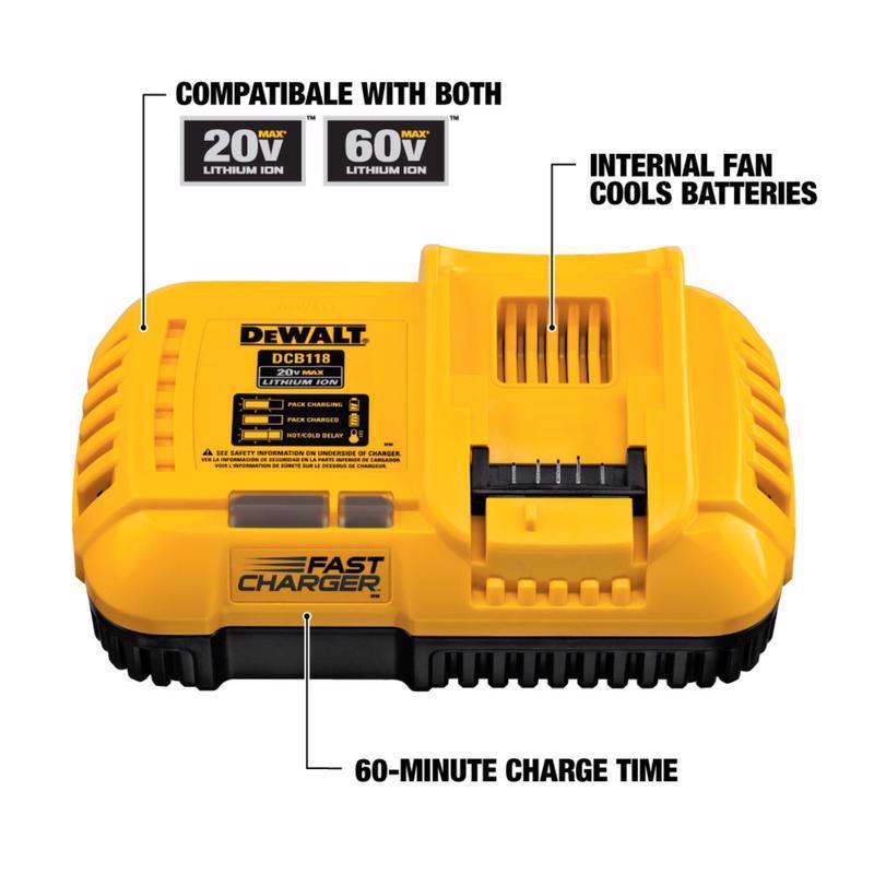 DeWalt 20V MAX DCB118 20 V Lithium-Ion Battery Charger