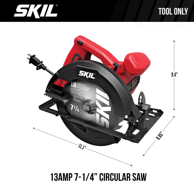 SKIL 13 amps 7-1/4 in. Corded Brushed Circular Saw