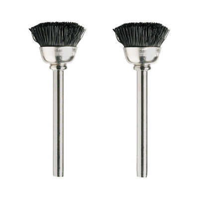 Dremel 1/2 in. X 1-3/4 in. L Nylon Brush 2 pk