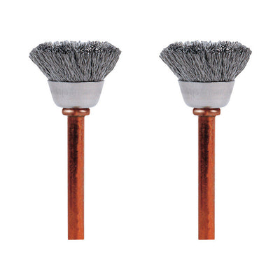 Dremel 1/2 in. X 1.75 in. L Stainless Steel Brush 2 pk