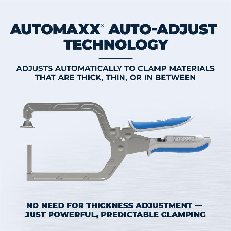 Kreg Automaxx 5 in. X 5 in. D Right Angle Clamp 450 lb