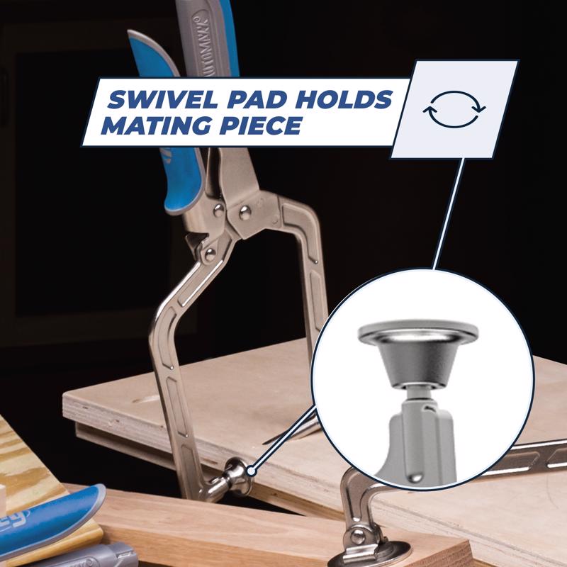 Kreg Automaxx 5 in. X 5 in. D Right Angle Clamp 450 lb
