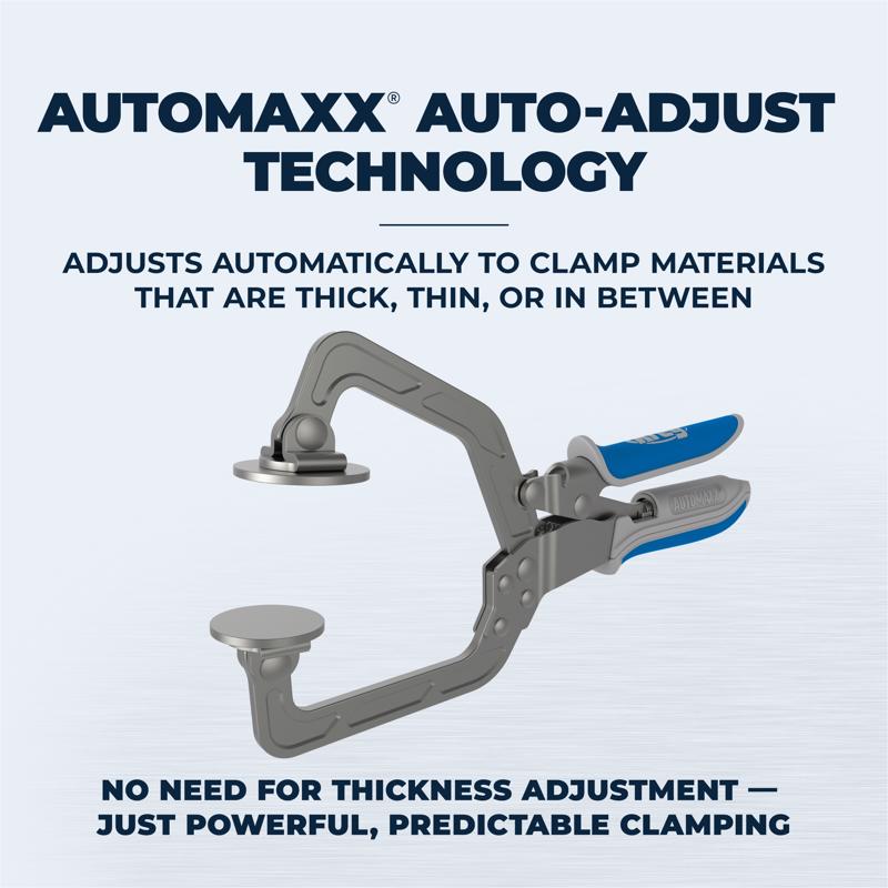 Kreg Automaxx 3 in. X 3 in. D Wood Project Clamp 450 lb