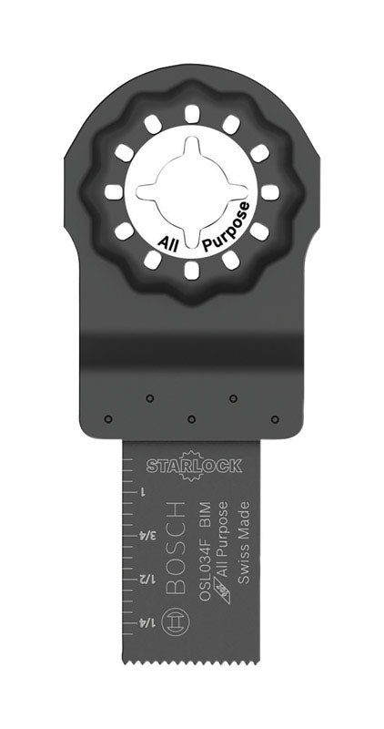 Bosch Starlock 3/4 in. X 4 in. L Bi-Metal Plunge Blade