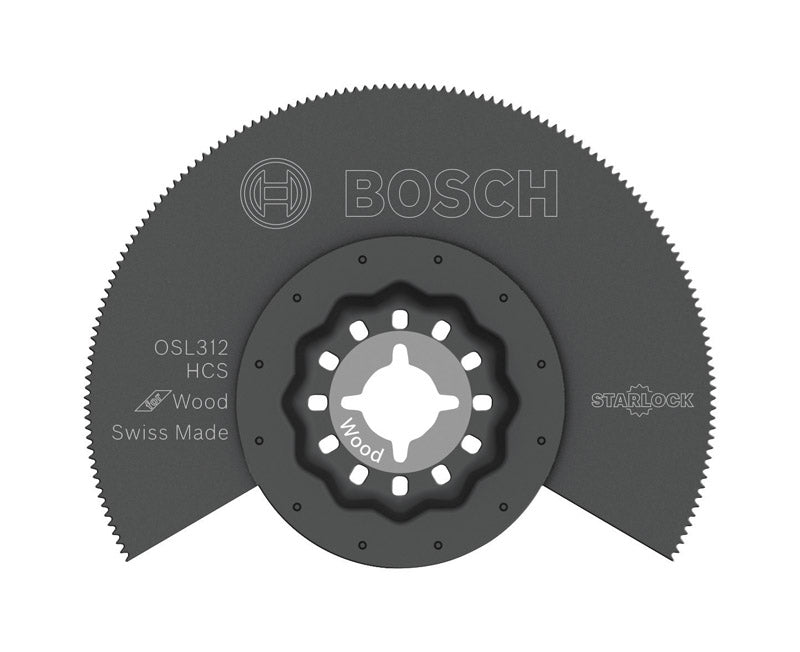 Bosch Starlock 3-1/2 in. X 4 in. L High Carbon Steel Segment Blade