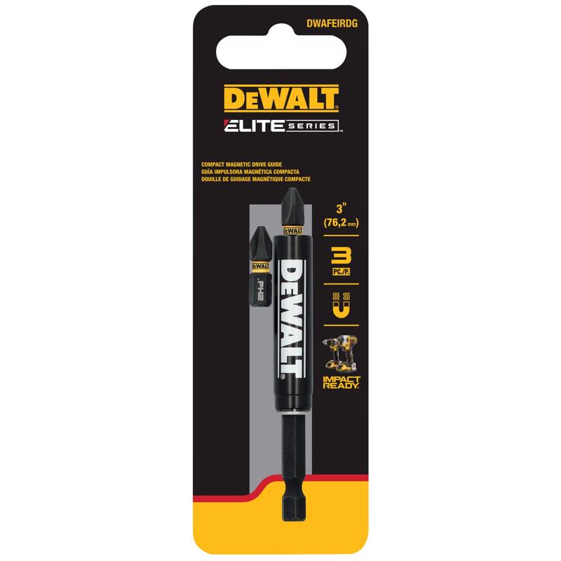 DeWalt Impact Ready Phillips 1 in. X 3 in. L Drive Guide 3 pc