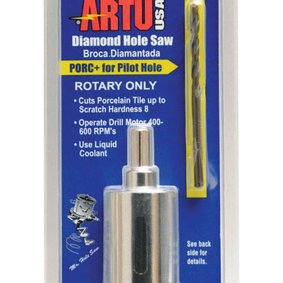 ARTU 1-3/8 in. Carbide Grit 1.3 in. L Hole Saw