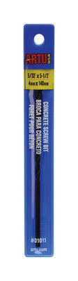 ARTU 5/32 in. X 5-1/2 in. L Tungsten Carbide Tipped Multi-Purpose Drill Bit Straight Shank