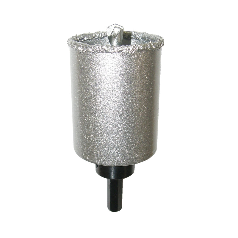 ARTU 2-1/2 in. Carbide Grit 2.6 in. L X 3/8 in. D Hole Saw Arbor