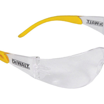 DeWalt Protector Anti-Fog Safety Glasses Clear Lens Yellow Frame