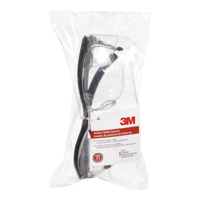 3M Anti-Fog Safety Readers Clear Lens Black Frame