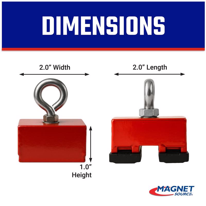 Magnet Source 2 in. Retrieving Magnet 100 lb. pull