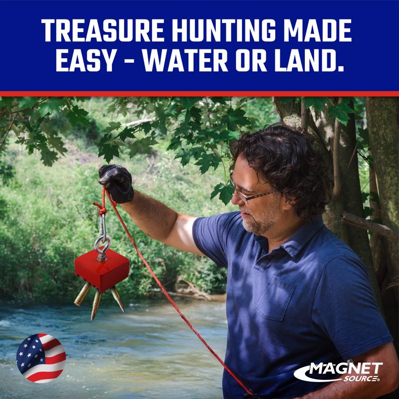 Magnet Source 2 in. Retrieving Magnet 100 lb. pull