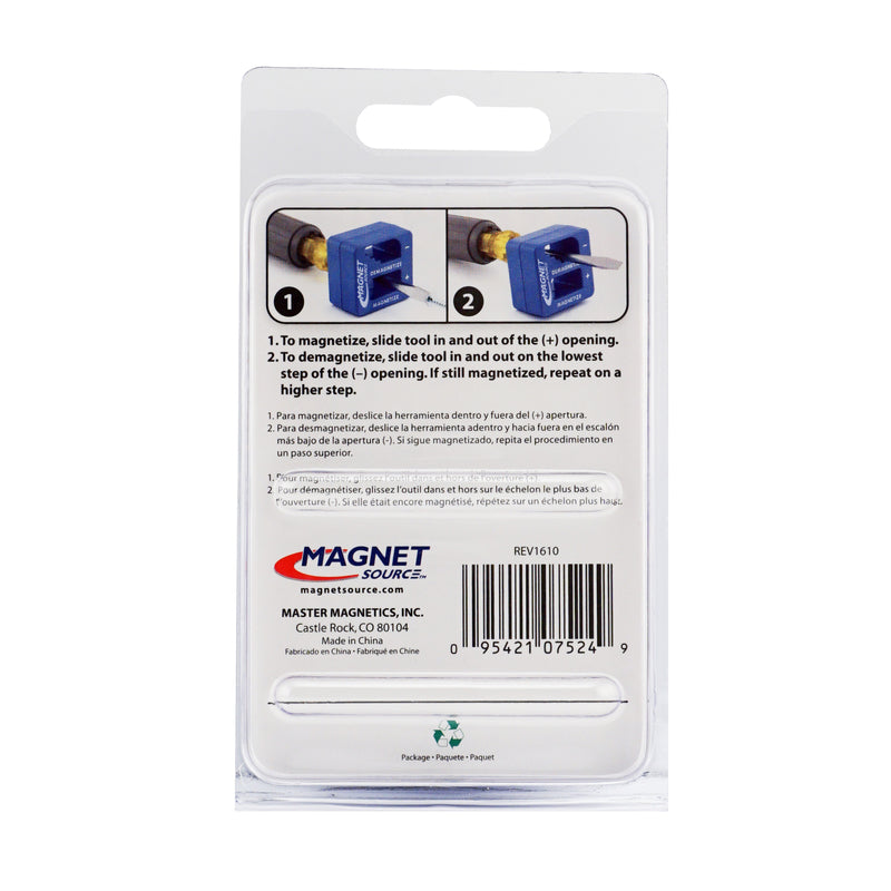 Magnet Source 2 in. L X 2 in. W Blue Magnetizer