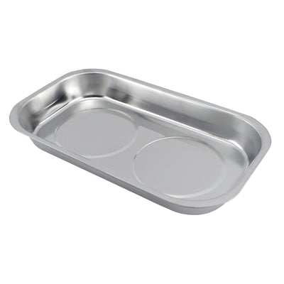 Magnet Source 9.5 in. L X 5.5 in. W Silver Magnetic Tray