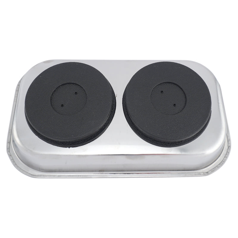 Magnet Source 9.5 in. L X 5.5 in. W Silver Magnetic Tray