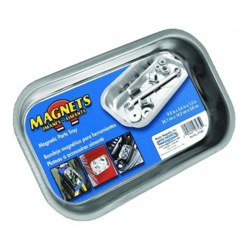 Magnet Source 9.5 in. L X 5.5 in. W Silver Magnetic Tray