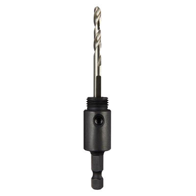 Milwaukee Hardened Steel Basic 1-5/8 in. L X 3/8 in. D Hole Saw Arbor
