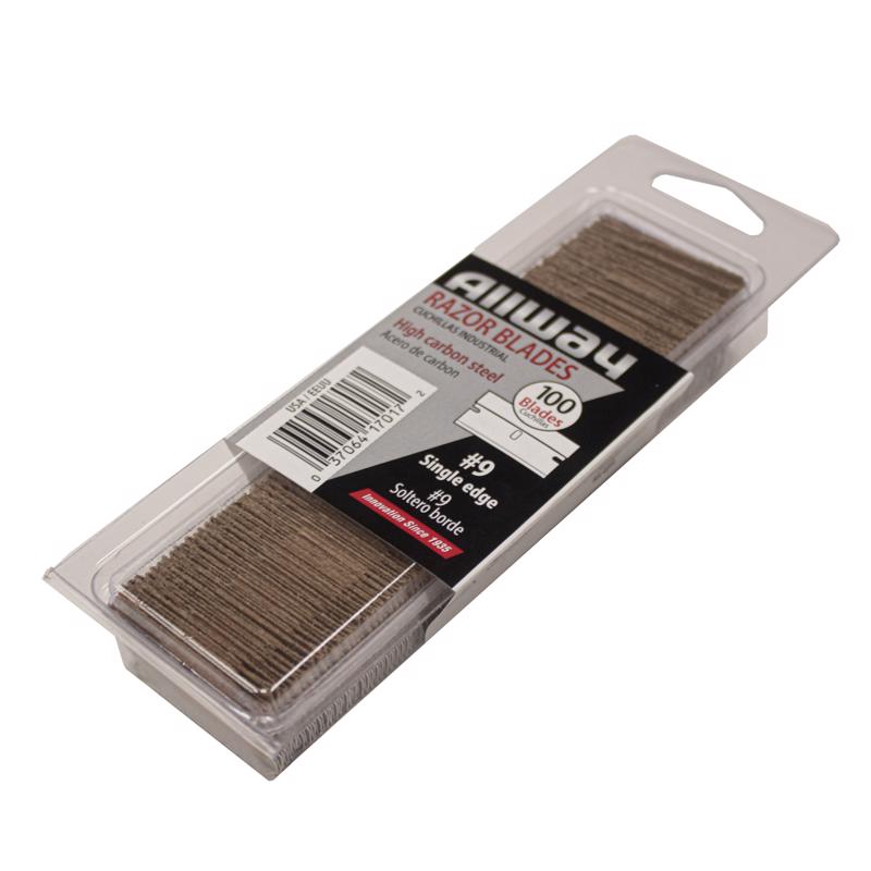 Allway Steel Single Edge Razor Blade 1-9/16 in. L 100 pk