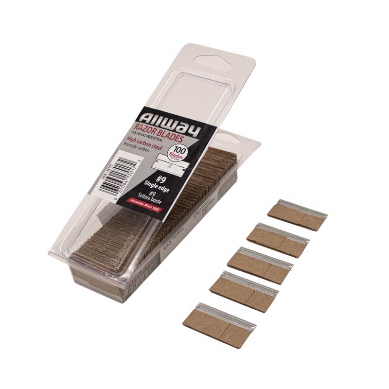 Allway Steel Single Edge Razor Blade 1-9/16 in. L 100 pk