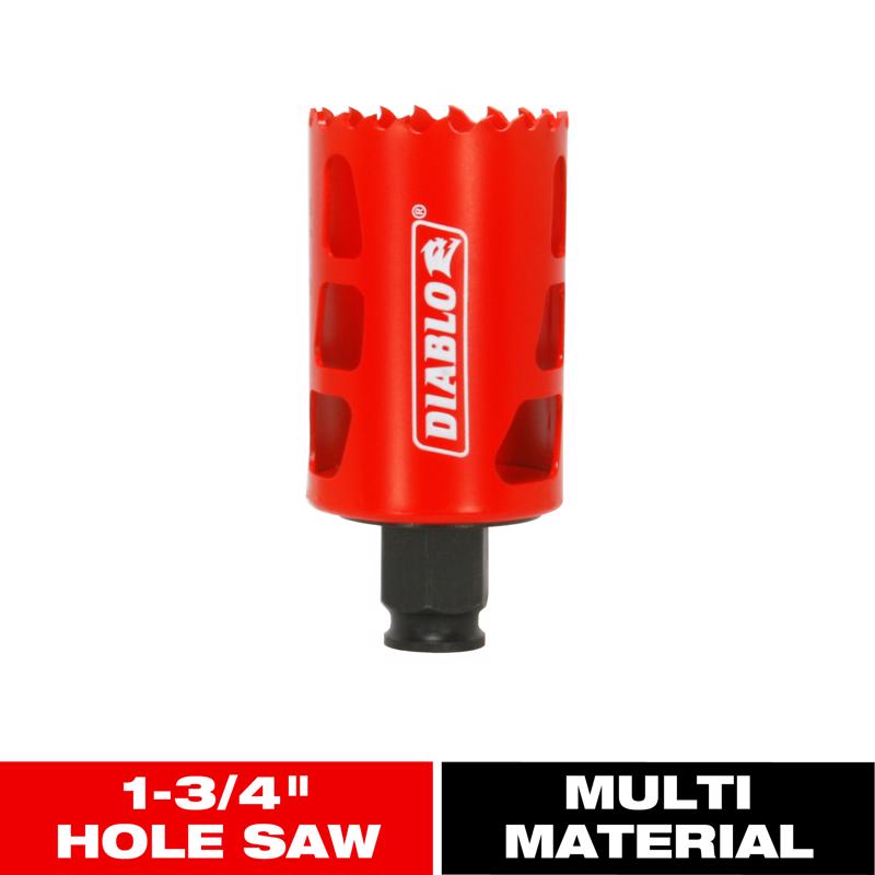 Diablo Snap-Lock Plus 1-3/4 in. Bi-Metal 2-3/8 in. L Hole Saw