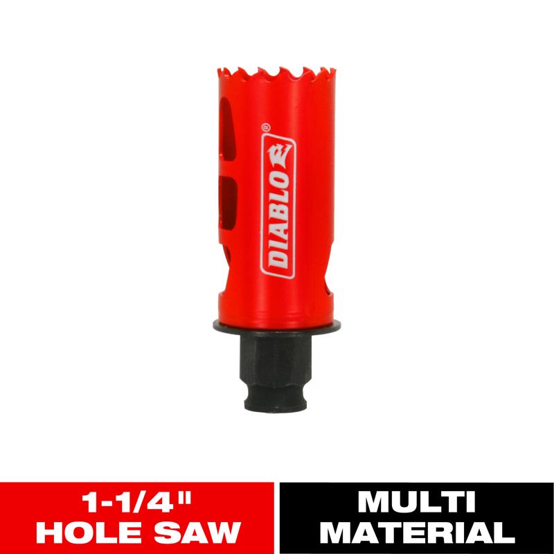 Diablo Snap-Lock Plus 1-1/4 in. Bi-Metal 2-3/8 in. L Hole Saw